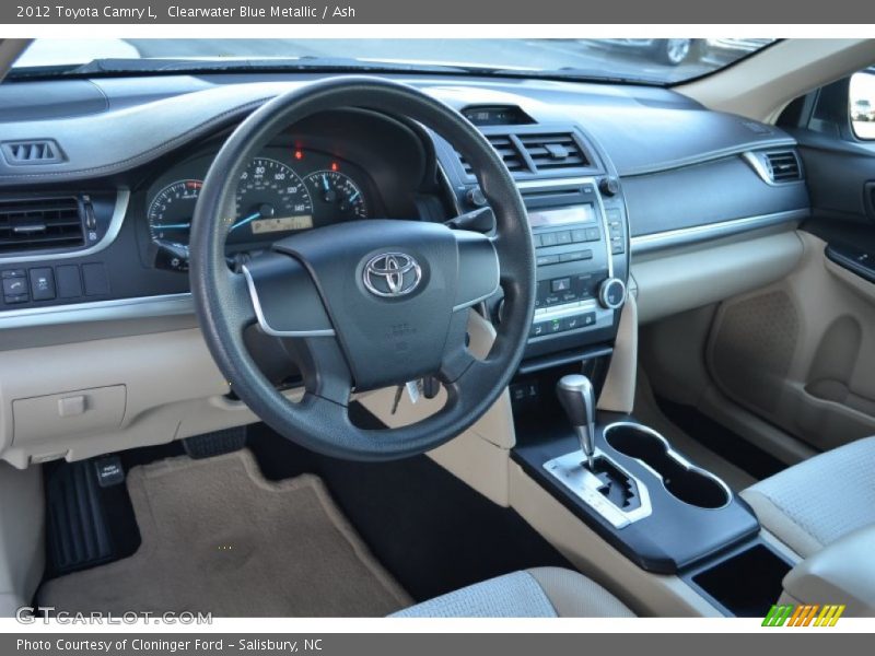Dashboard of 2012 Camry L