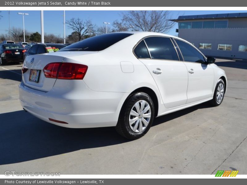 Candy White / Titan Black 2012 Volkswagen Jetta S Sedan