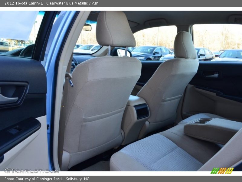 Clearwater Blue Metallic / Ash 2012 Toyota Camry L