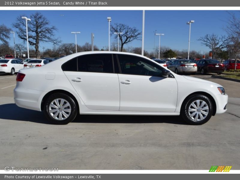 Candy White / Titan Black 2012 Volkswagen Jetta S Sedan