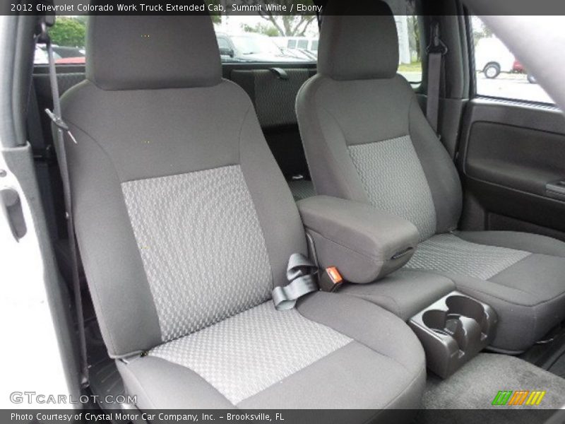 Summit White / Ebony 2012 Chevrolet Colorado Work Truck Extended Cab