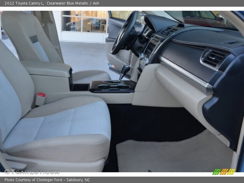 Clearwater Blue Metallic / Ash 2012 Toyota Camry L