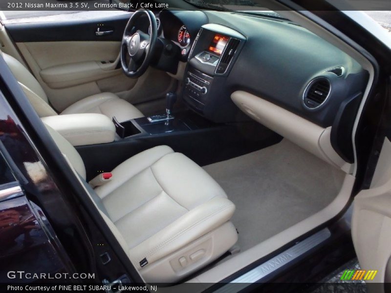 Crimson Black / Cafe Latte 2012 Nissan Maxima 3.5 SV