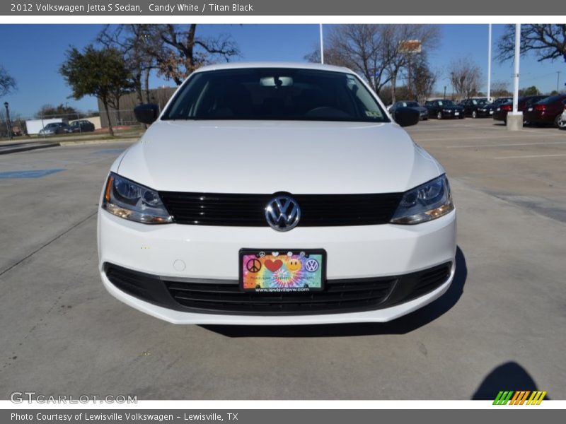 Candy White / Titan Black 2012 Volkswagen Jetta S Sedan