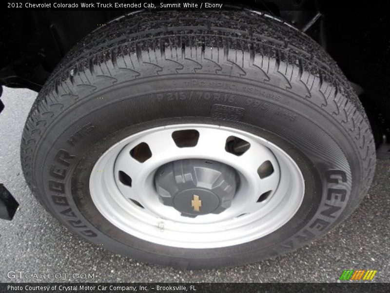  2012 Colorado Work Truck Extended Cab Wheel