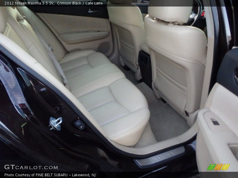 Crimson Black / Cafe Latte 2012 Nissan Maxima 3.5 SV