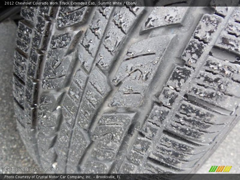 Summit White / Ebony 2012 Chevrolet Colorado Work Truck Extended Cab