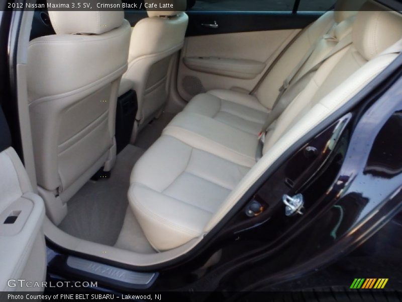 Crimson Black / Cafe Latte 2012 Nissan Maxima 3.5 SV