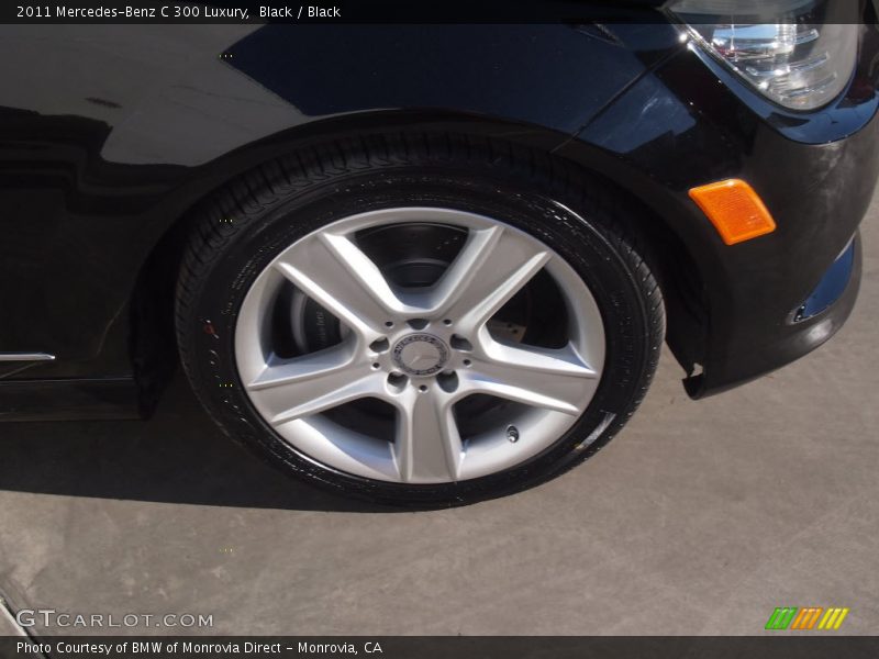 Black / Black 2011 Mercedes-Benz C 300 Luxury