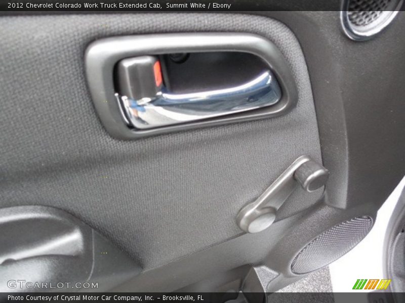 Summit White / Ebony 2012 Chevrolet Colorado Work Truck Extended Cab