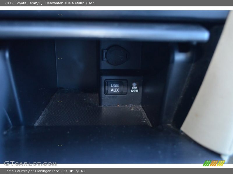 Clearwater Blue Metallic / Ash 2012 Toyota Camry L