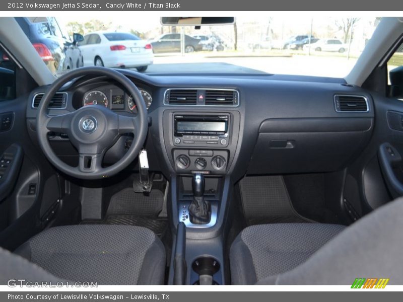 Candy White / Titan Black 2012 Volkswagen Jetta S Sedan