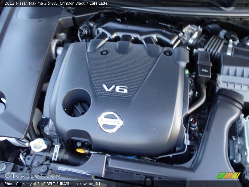 Crimson Black / Cafe Latte 2012 Nissan Maxima 3.5 SV