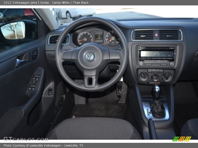 Candy White / Titan Black 2012 Volkswagen Jetta S Sedan