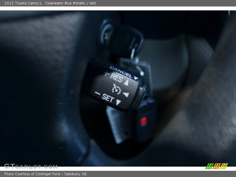 Clearwater Blue Metallic / Ash 2012 Toyota Camry L