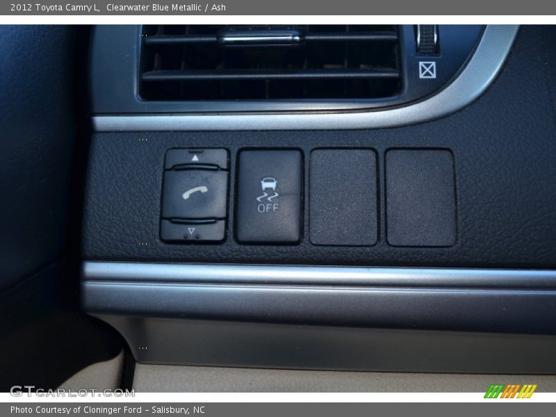 Clearwater Blue Metallic / Ash 2012 Toyota Camry L