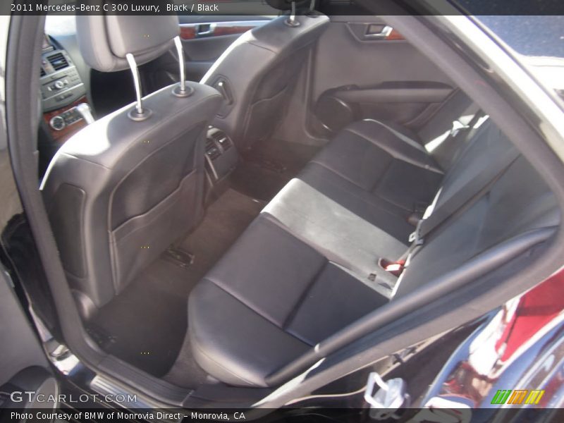 Black / Black 2011 Mercedes-Benz C 300 Luxury