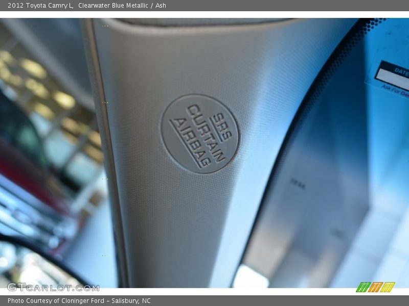 Clearwater Blue Metallic / Ash 2012 Toyota Camry L
