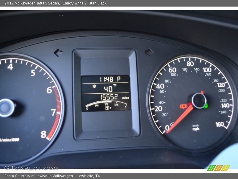 Candy White / Titan Black 2012 Volkswagen Jetta S Sedan