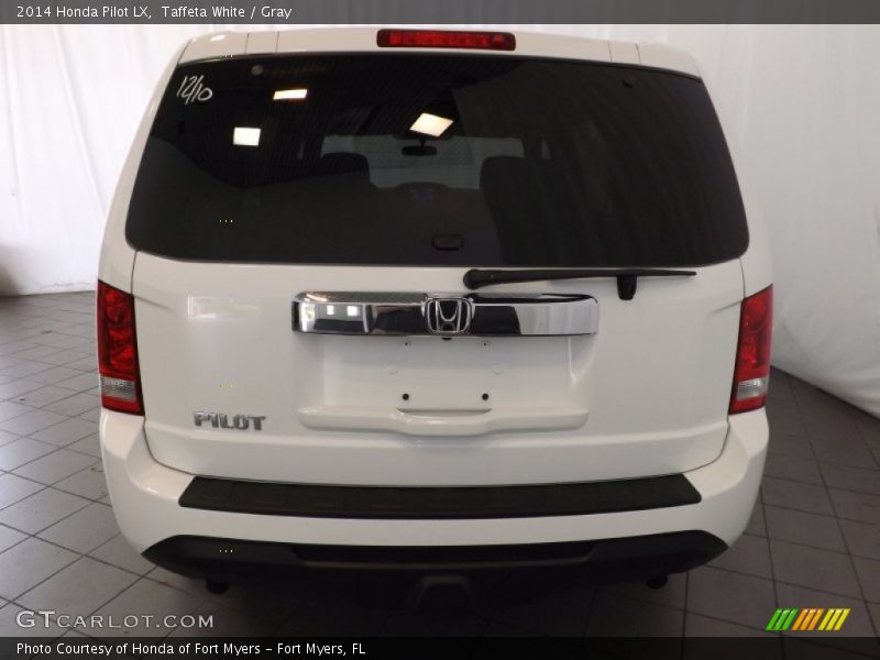 Taffeta White / Gray 2014 Honda Pilot LX