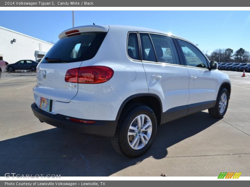 Candy White / Black 2014 Volkswagen Tiguan S