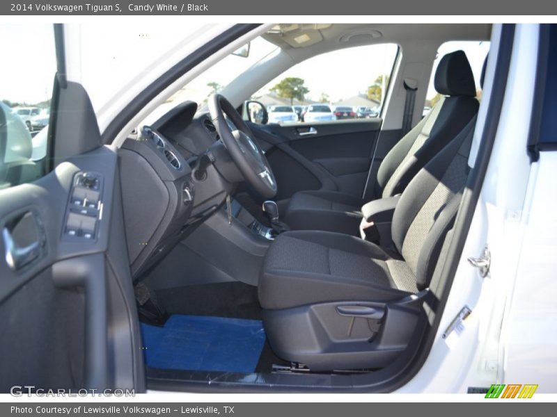 Candy White / Black 2014 Volkswagen Tiguan S