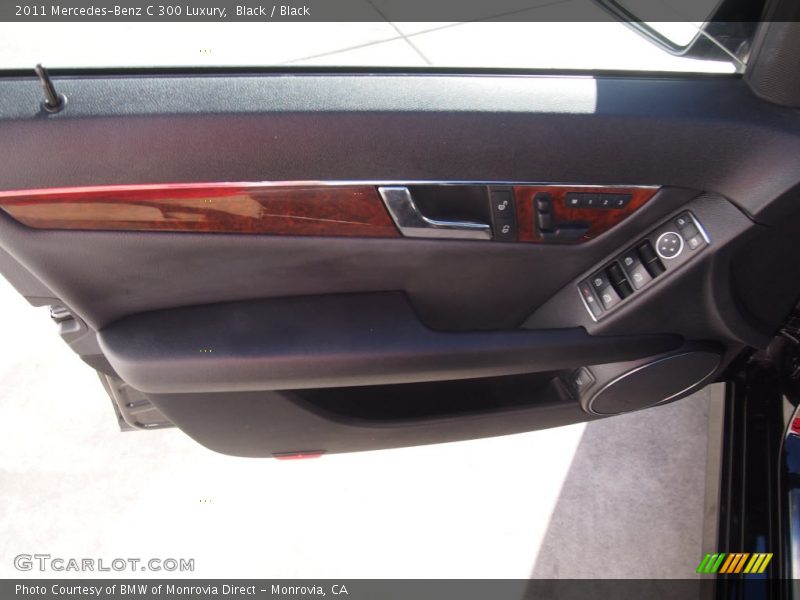Black / Black 2011 Mercedes-Benz C 300 Luxury