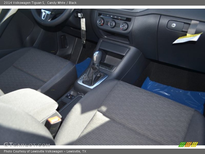 Candy White / Black 2014 Volkswagen Tiguan S