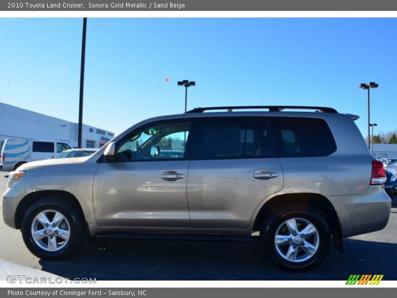 Sonora Gold Metallic / Sand Beige 2010 Toyota Land Cruiser