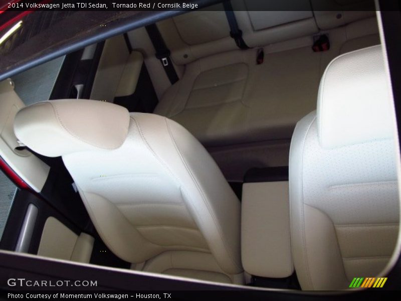 Tornado Red / Cornsilk Beige 2014 Volkswagen Jetta TDI Sedan