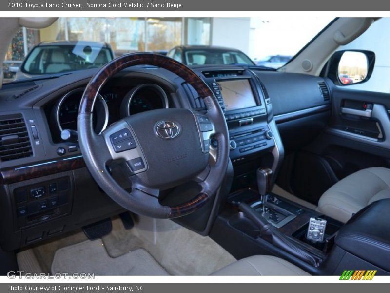 Dashboard of 2010 Land Cruiser 