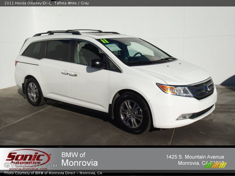 Taffeta White / Gray 2011 Honda Odyssey EX-L