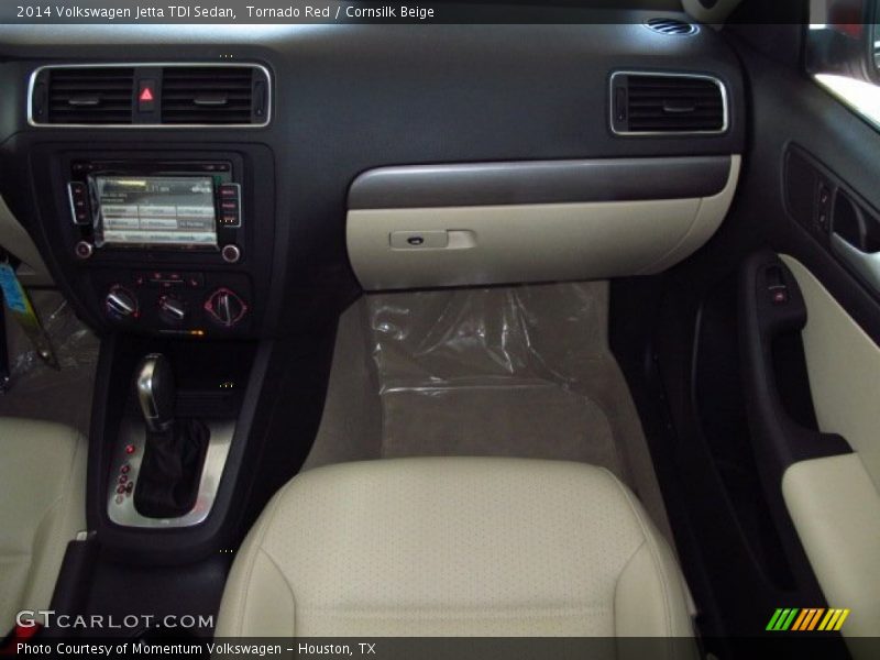 Tornado Red / Cornsilk Beige 2014 Volkswagen Jetta TDI Sedan