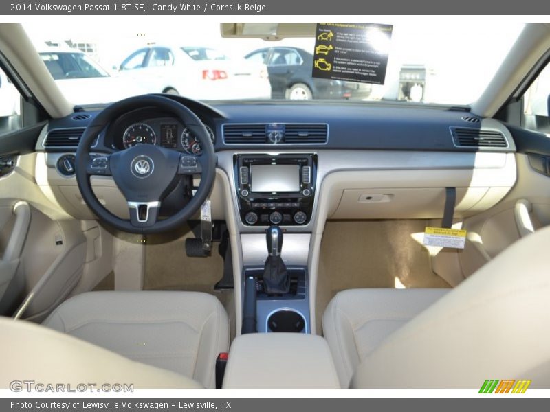 Candy White / Cornsilk Beige 2014 Volkswagen Passat 1.8T SE