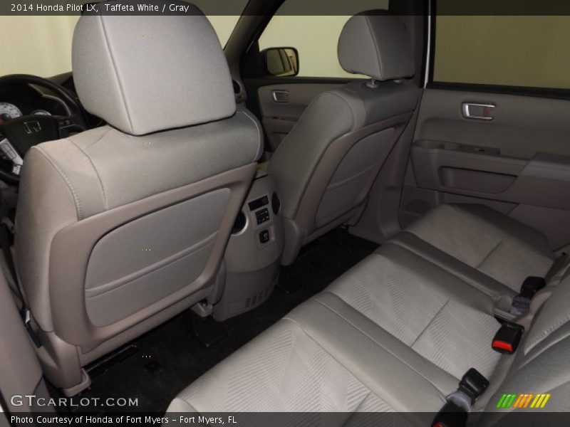 Taffeta White / Gray 2014 Honda Pilot LX