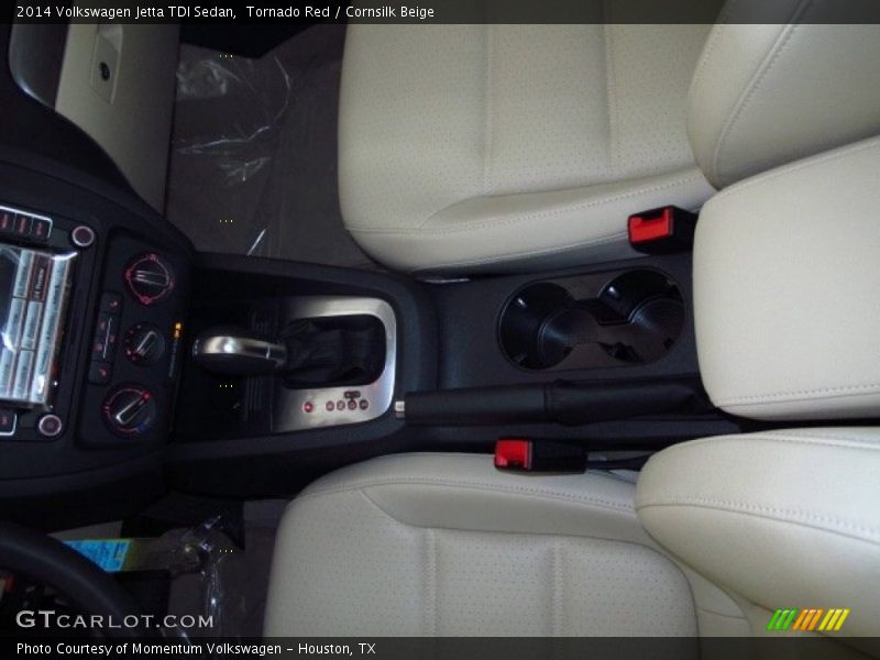 Tornado Red / Cornsilk Beige 2014 Volkswagen Jetta TDI Sedan