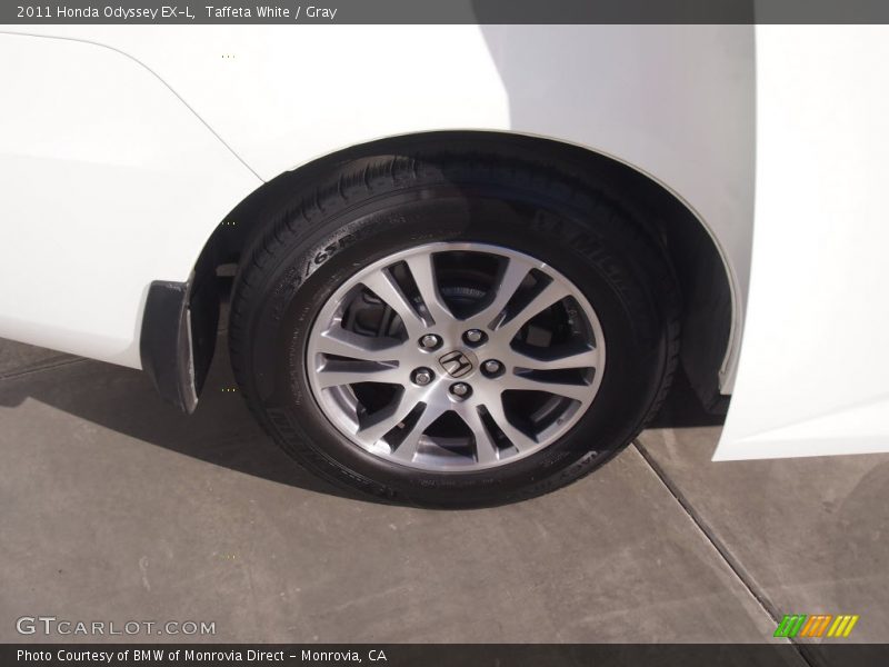 Taffeta White / Gray 2011 Honda Odyssey EX-L