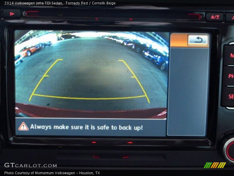 Tornado Red / Cornsilk Beige 2014 Volkswagen Jetta TDI Sedan