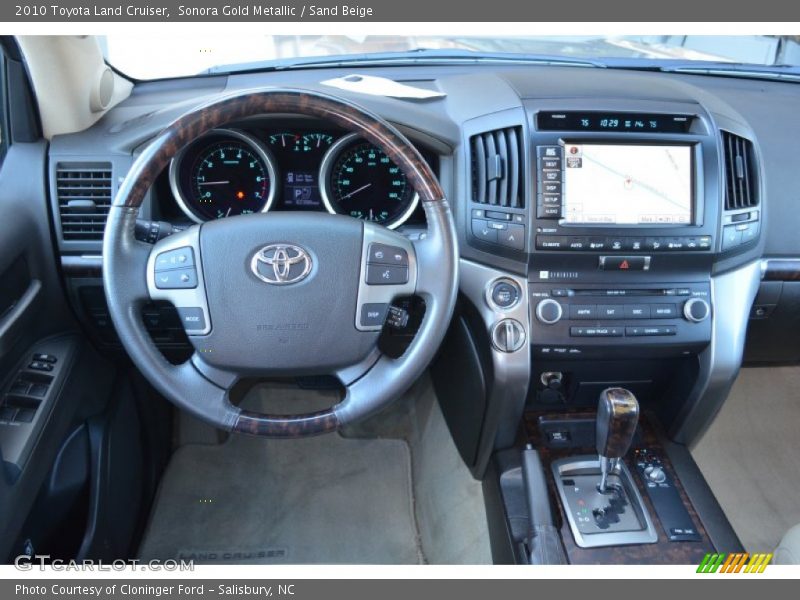 Dashboard of 2010 Land Cruiser 