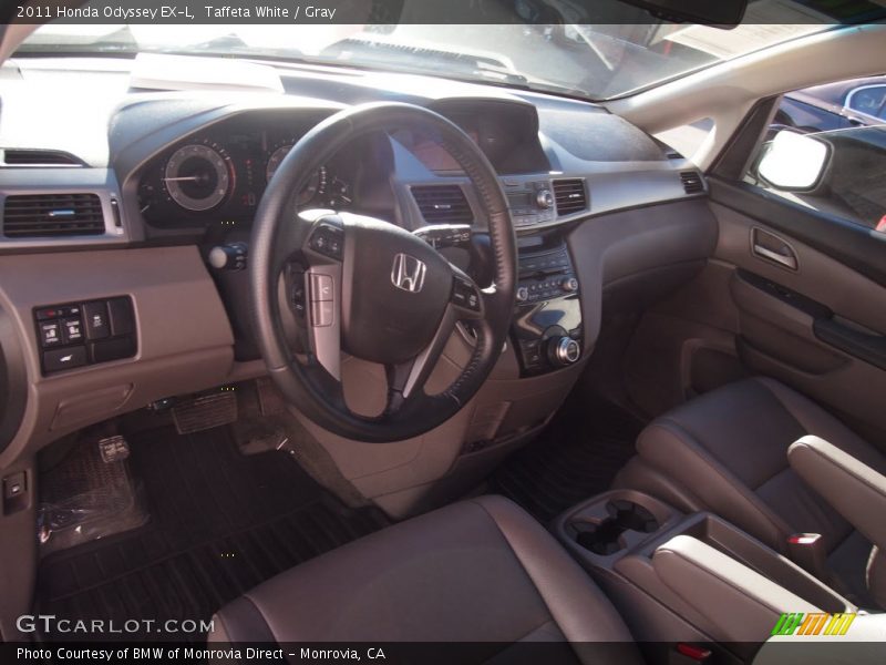 Taffeta White / Gray 2011 Honda Odyssey EX-L
