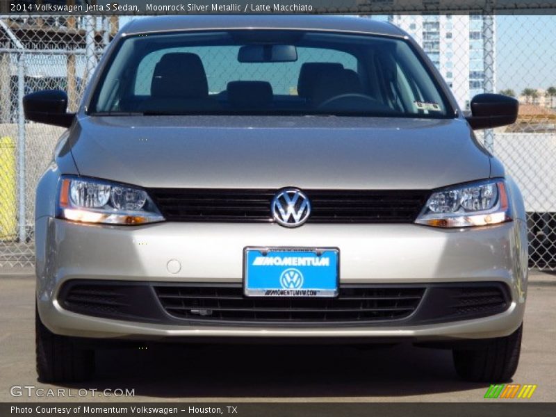 Moonrock Silver Metallic / Latte Macchiato 2014 Volkswagen Jetta S Sedan