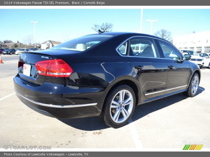 Black / Cornsilk Beige 2014 Volkswagen Passat TDI SEL Premium