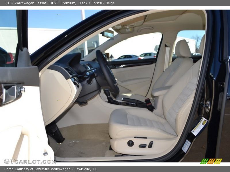 Black / Cornsilk Beige 2014 Volkswagen Passat TDI SEL Premium