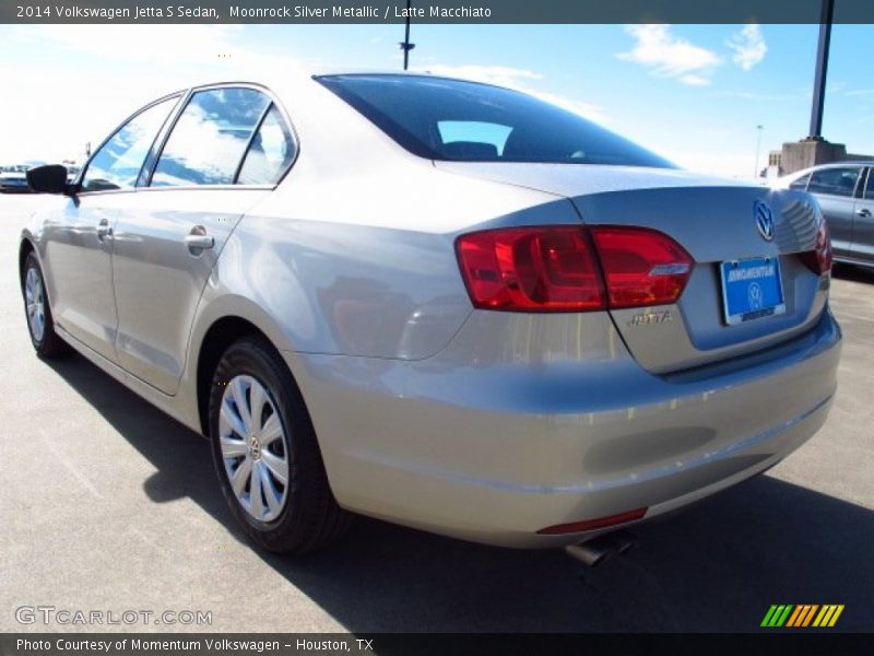 Moonrock Silver Metallic / Latte Macchiato 2014 Volkswagen Jetta S Sedan
