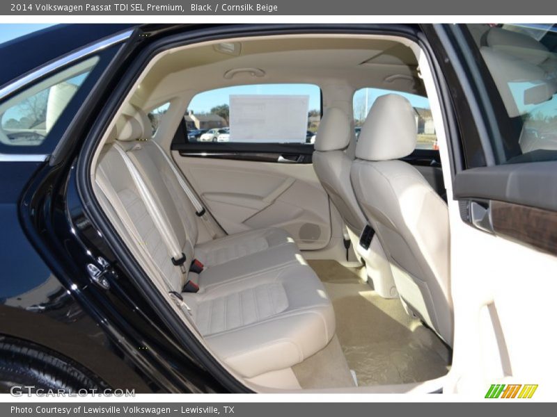 Black / Cornsilk Beige 2014 Volkswagen Passat TDI SEL Premium