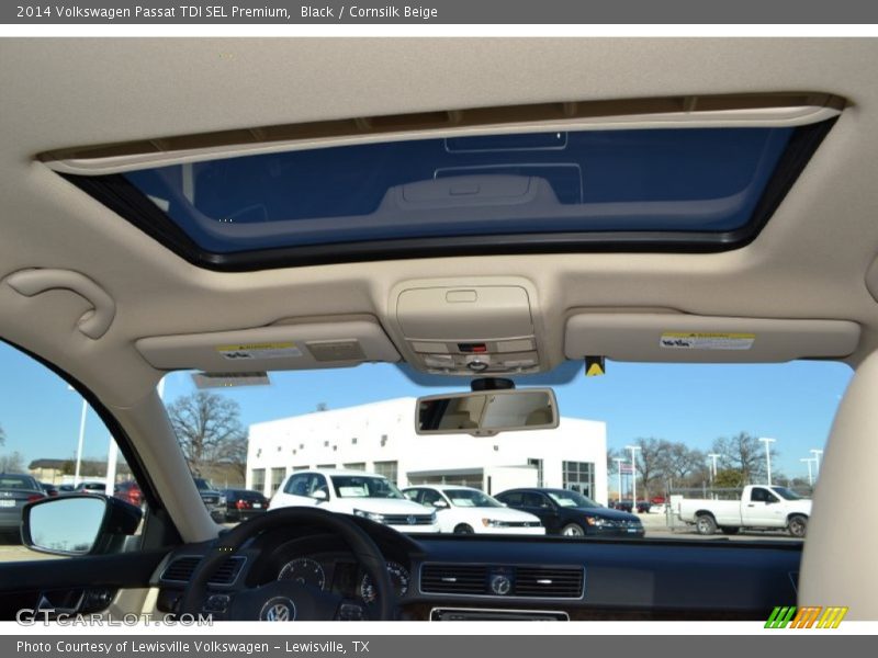 Black / Cornsilk Beige 2014 Volkswagen Passat TDI SEL Premium