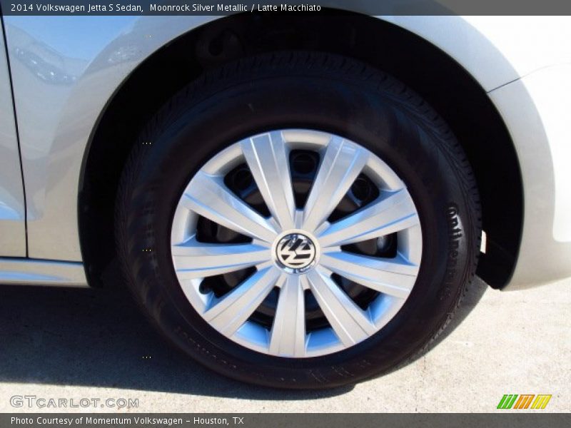 Moonrock Silver Metallic / Latte Macchiato 2014 Volkswagen Jetta S Sedan