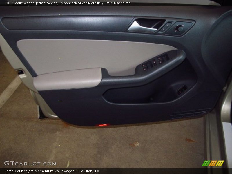 Moonrock Silver Metallic / Latte Macchiato 2014 Volkswagen Jetta S Sedan
