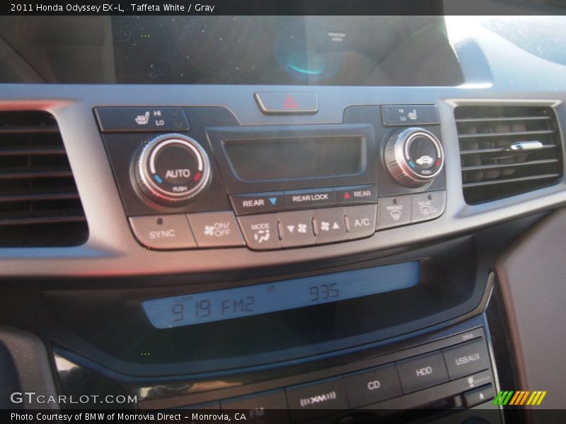 Taffeta White / Gray 2011 Honda Odyssey EX-L