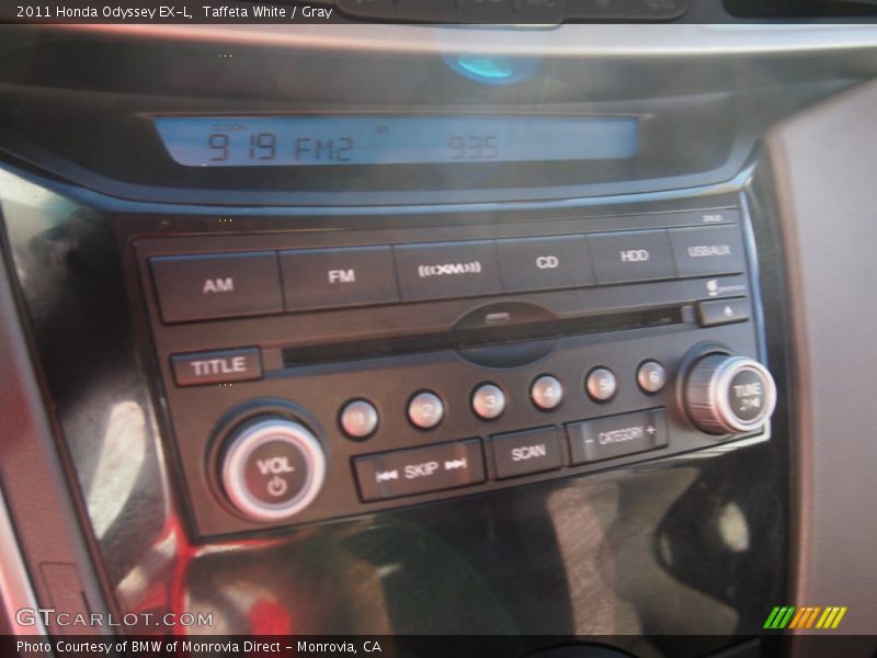 Taffeta White / Gray 2011 Honda Odyssey EX-L